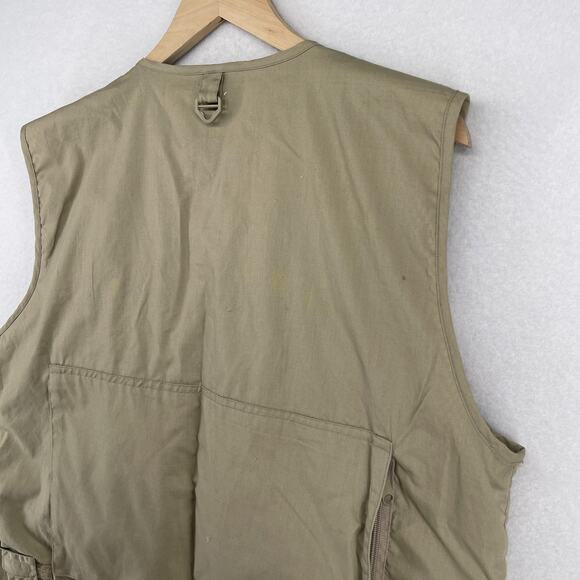 FIELD & STREAM Vest Mens L Fly Fishing Hunting Photography Gear Utility Brown - Picture 7 of 14
